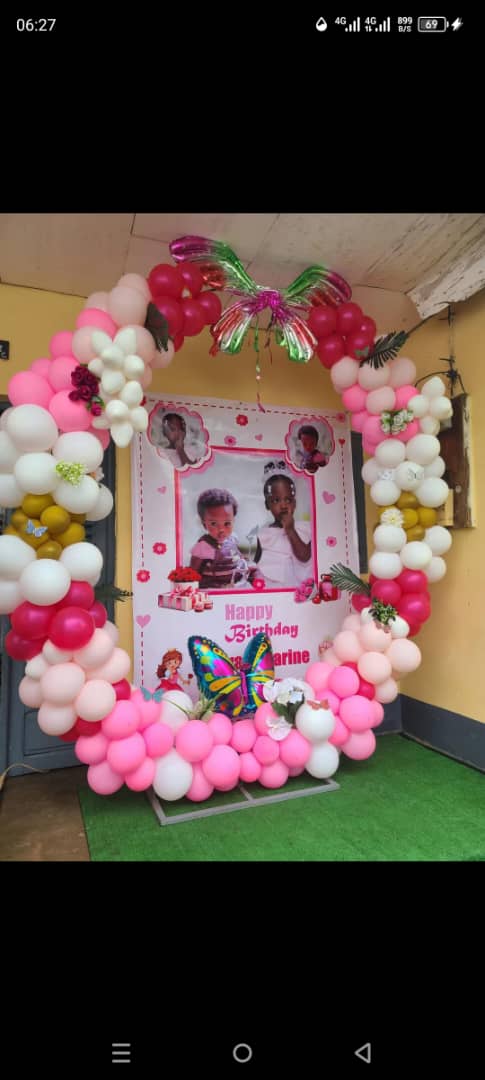 Toile de fond ballons